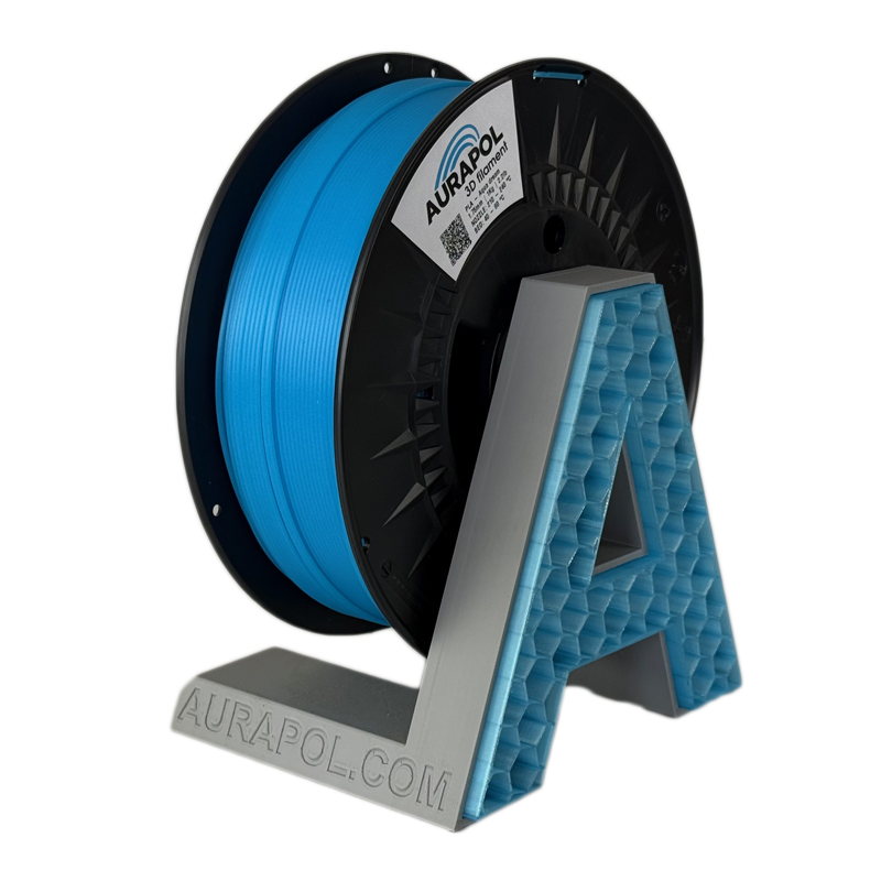 AURAPOL PLA 3D Filament Aqua dream partially transparent 1 kg 1,75 mm