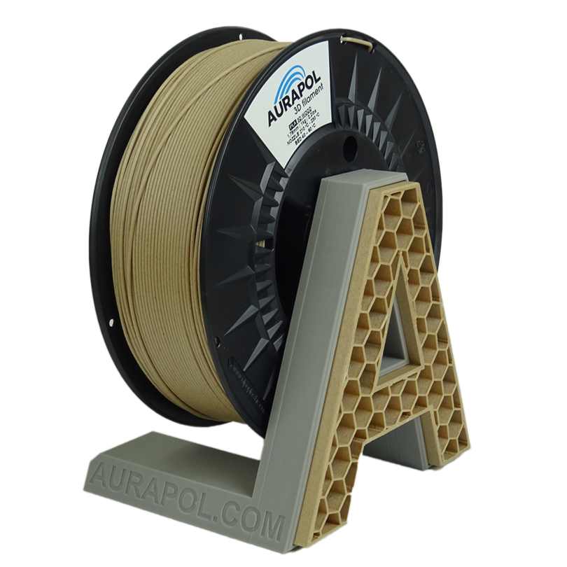 AURAPOL PLA 3D Filament WOOD PINE 850 g 1,75 mm