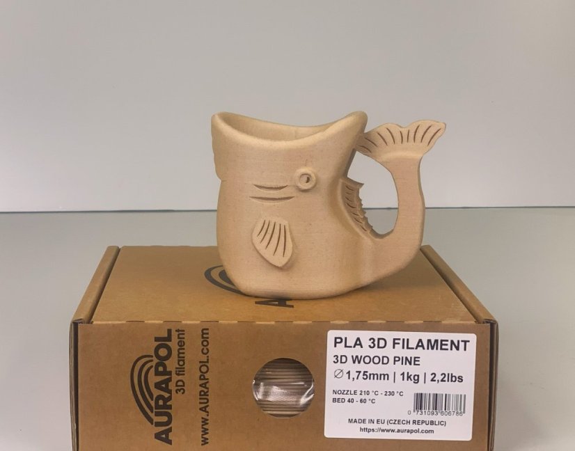 AURAPOL PLA 3D Filament WOOD PINE 850 g 1,75 mm