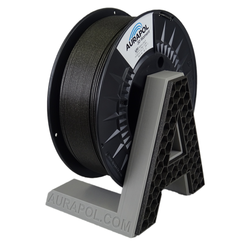AURAPOL PLA 3D Filament Galaxy Czarny 1 kg 1,75 mm
