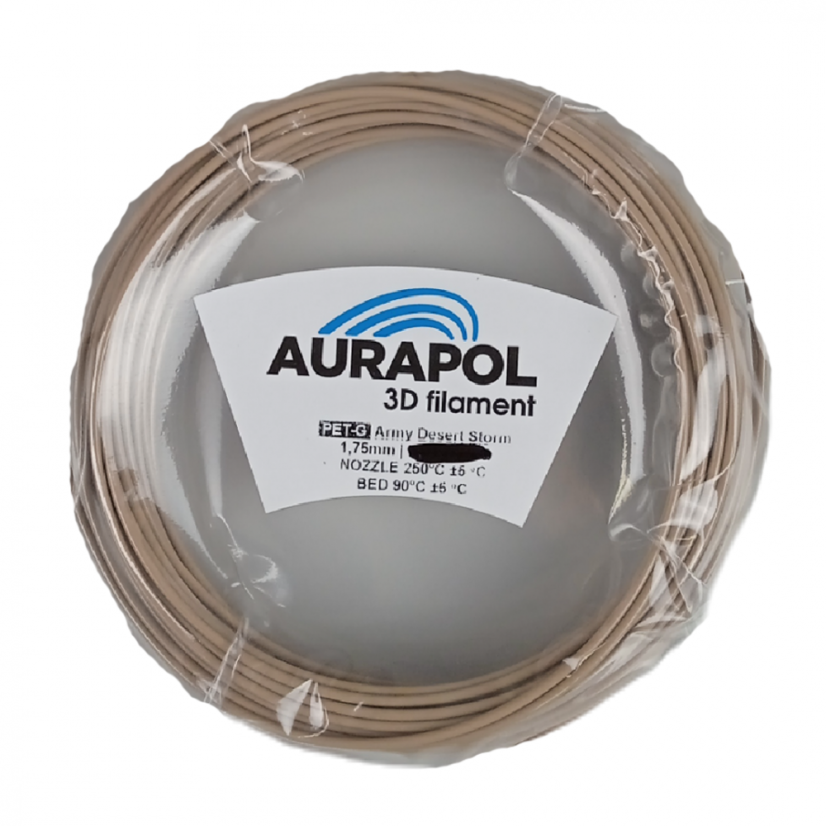 AURAPOL Przykładowy filament PET-G 3D Desert Storm 1,75mm