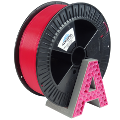 AURAPOL PLA 3D Filament Raspberry partially transparent 2,5 kg 1,75 mm