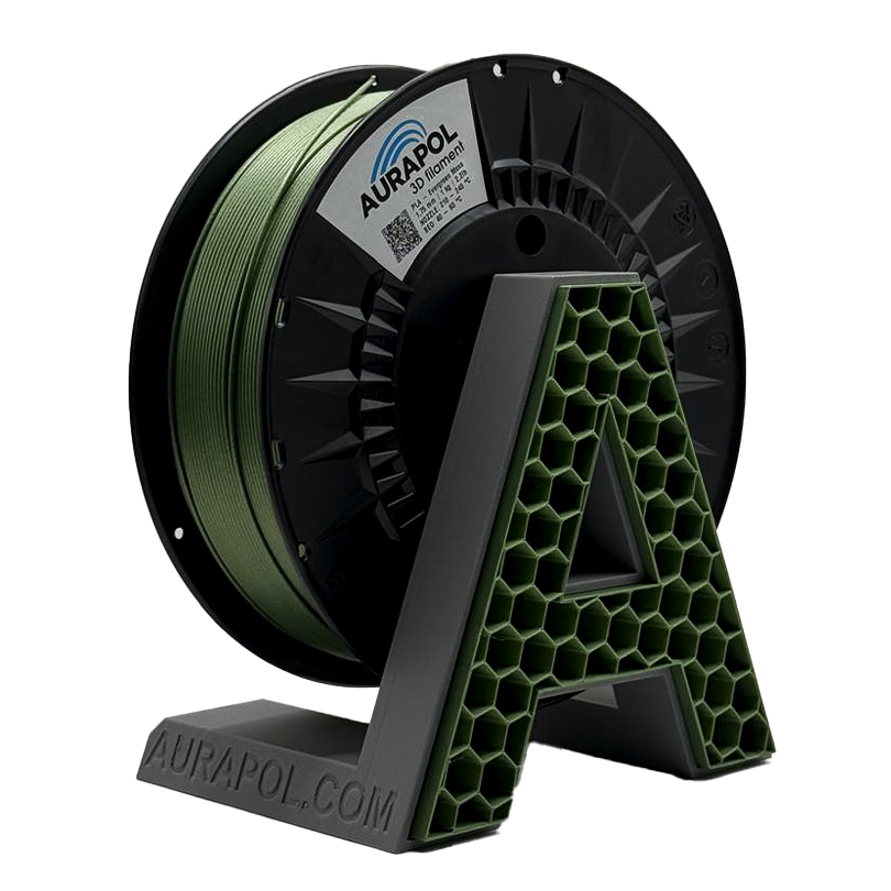 AURAPOL PLA 3D Filament Evergreen Moss 1 kg 1,75 mm