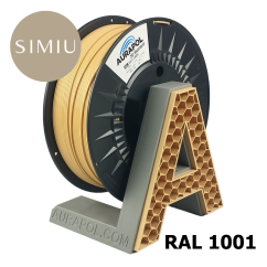 AURAPOL PLA 3D Filament Soft Linen 1 kg 1,75 mm-