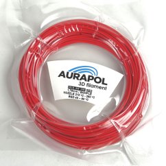 AURAPOL Przykładowy filament PLA HT110 3D RED 1,75 mm