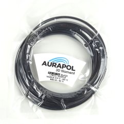 AURAPOL Przykładowy filament PLA HT110 3D Black 1,75 mm