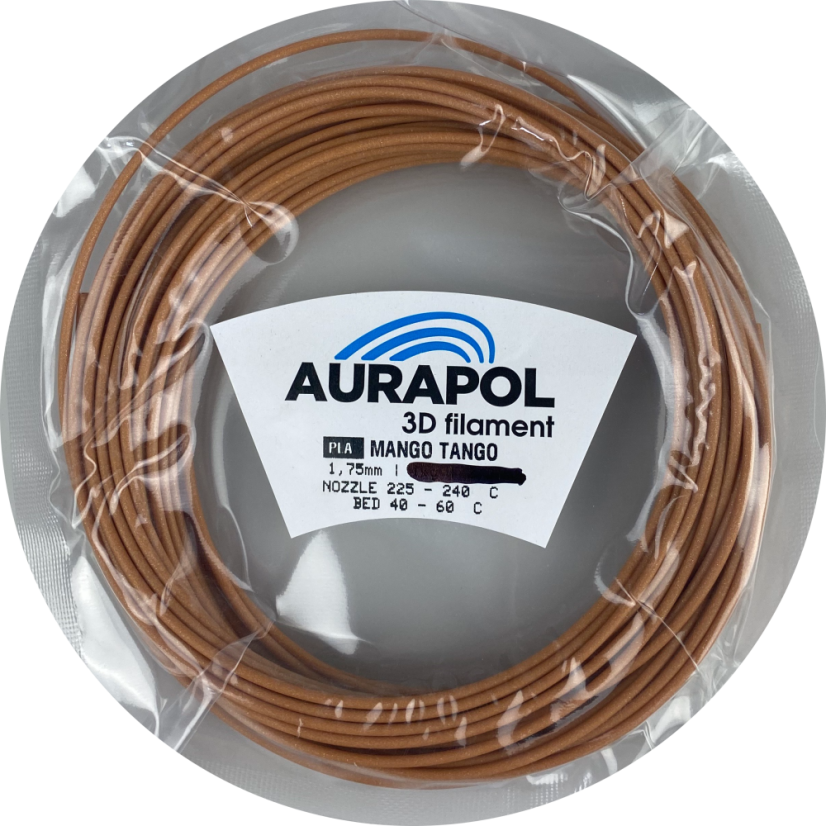 AURAPOL Sample PLA 3D Mango Tango 1,75m