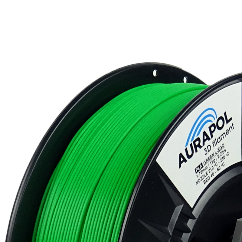 AURAPOL PLA HT110 3D Filament Green 1 kg 1,75 mm