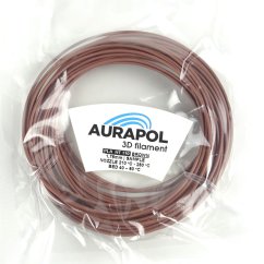 AURAPOL Przykładowy filament PLA HT110 3D Brown 1,75 mm
