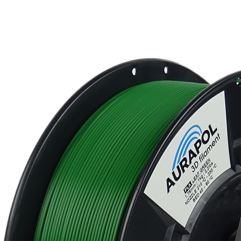 AURAPOL PLA 3D Filament leaf green 1 kg 1,75 mm