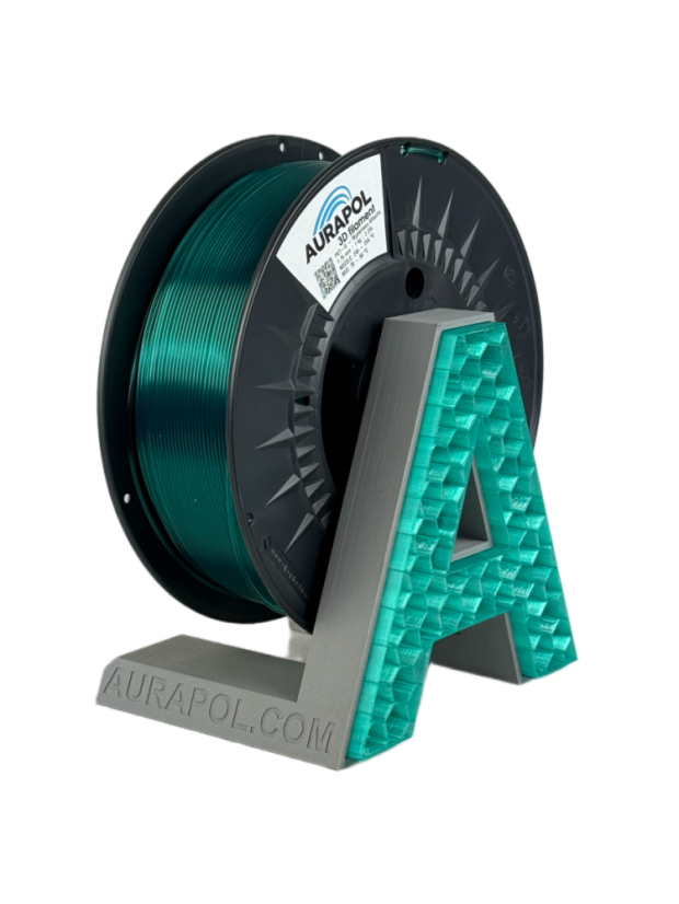 AURAPOL PET-G Filament Mysterious Atlantis Transparent  1 kg 1,75 mm