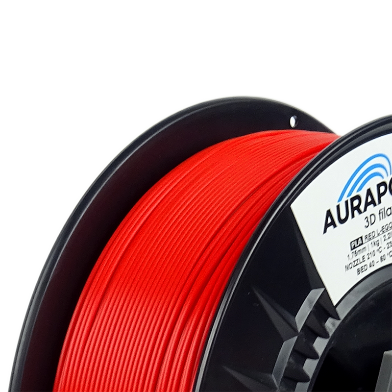 AURAPOL PLA HT110 3D Filament Red 1 kg 1,75 mm
