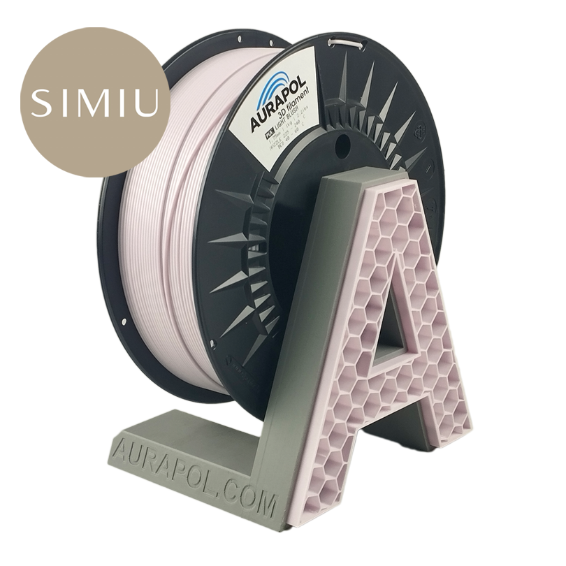 AURAPOL PLA 3D Filament Light Blush 1 kg 1,75 mm