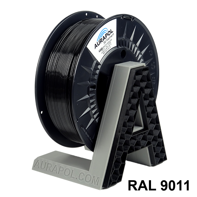 AURAPOL PET-G Filament Graphite black 1 kg 1,75 mm