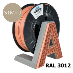 AURAPOL PLA 3D Filament Sandy Blush 1 kg 1,75 mm