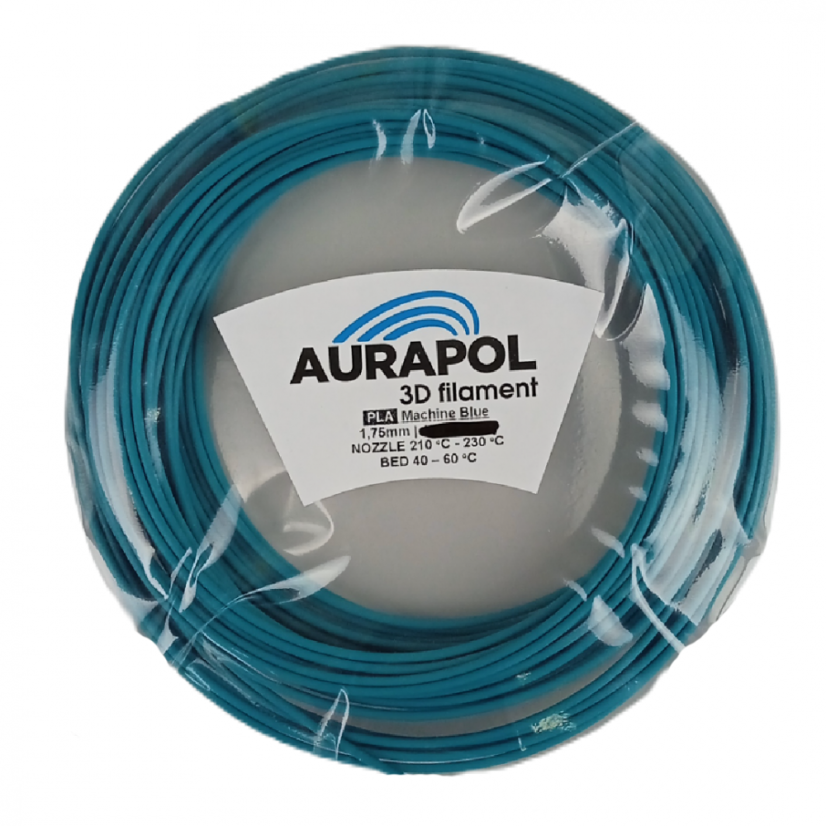 AURAPOL Przykładowy filament PLA 3D Machine blue 1,75 mm