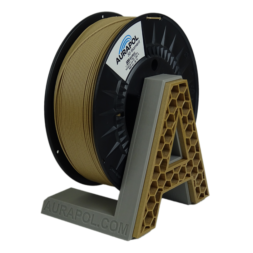 AURAPOL PLA 3D Filament WOOD BAMBOO 850 g 1,75 mm