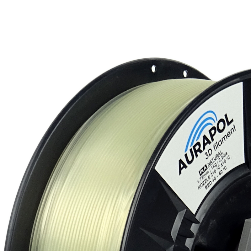 AURAPOL PLA 3D Filament Natural 1 kg 1,75 mm