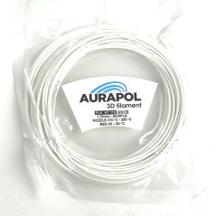 AURAPOL Przykładowy filament PLA HT110 3D White 1,75 mm
