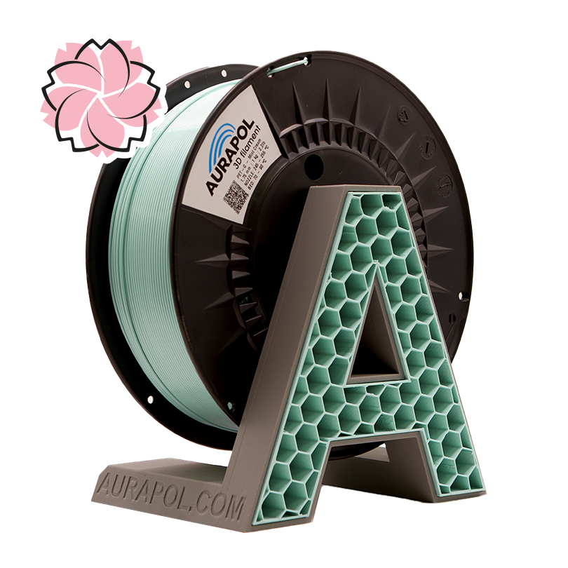 AURAPOL PET-G Filament Mint Cream 1 kg 1,75 mm