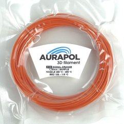 AURAPOL Przykładowy filament ASA 3D Signal Orange  1,75mm