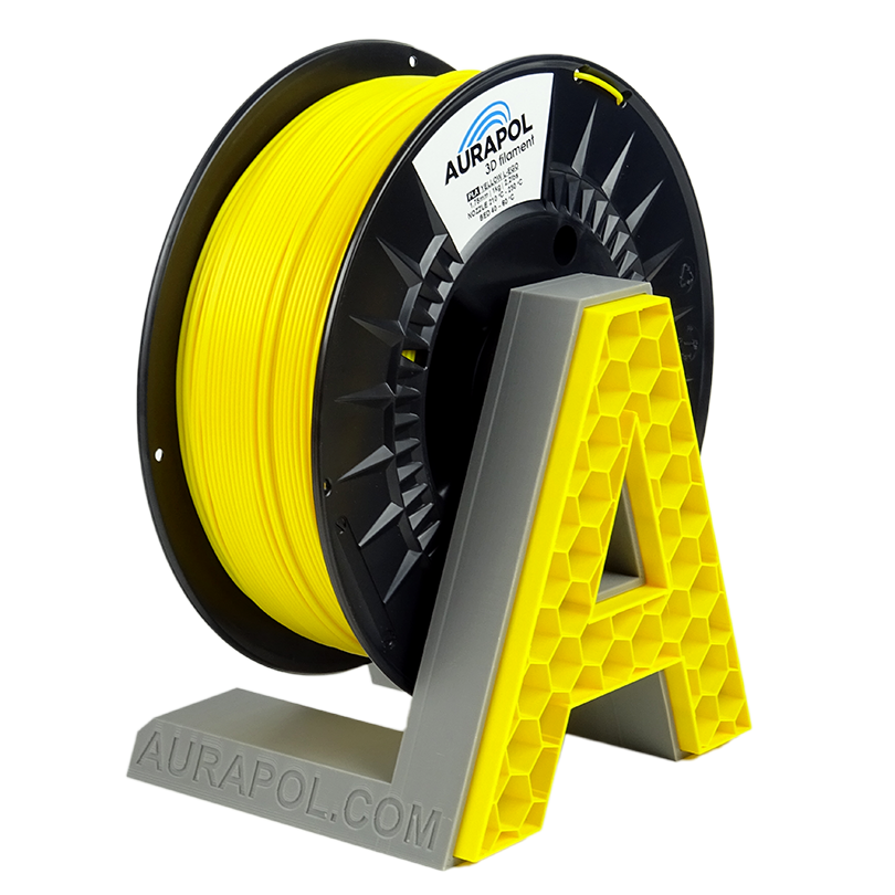 AURAPOL PLA 3D Filament L-EGO yellow 1 kg 1,75 mm