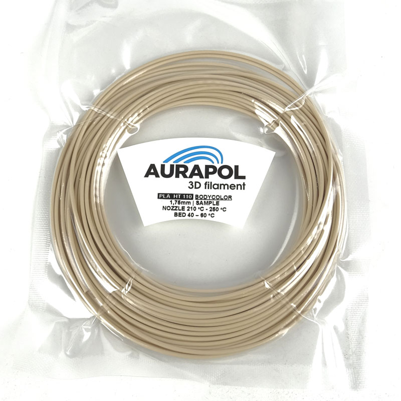 AURAPOL Przykładowy filament PLA HT110 3D Body color 1,75 mm