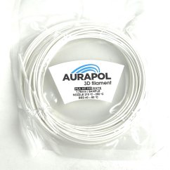 AURAPOL Przykładowy filament PLA HT110 3D White 1,75 mm