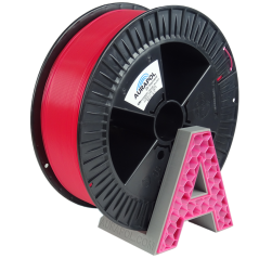 AURAPOL PLA 3D Filament Raspberry partially transparent 2,5 kg 1,75 mm